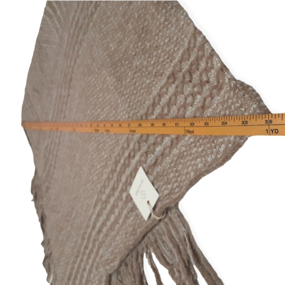 Poncho Sweater With Fringe - Picture 9 of 11